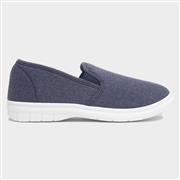 Hobos Mens Navy Twin Gusset Canvas (Click For Details)