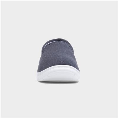Mens Navy Twin Gusset Canvas