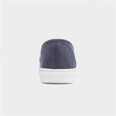 Mens Navy Twin Gusset Canvas