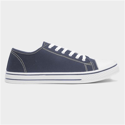 Mens Navy Canvas