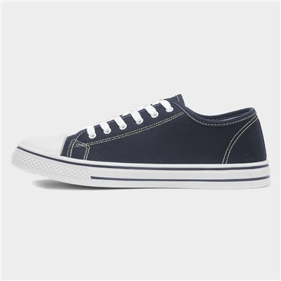 Mens Navy Canvas