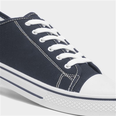 Mens Navy Canvas