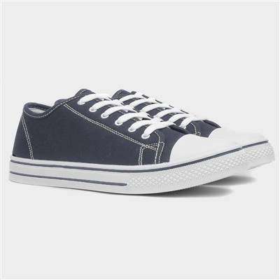 Mens Navy Canvas