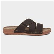 Red Fish Mens Mule Sandal in Brown (Click For Details)