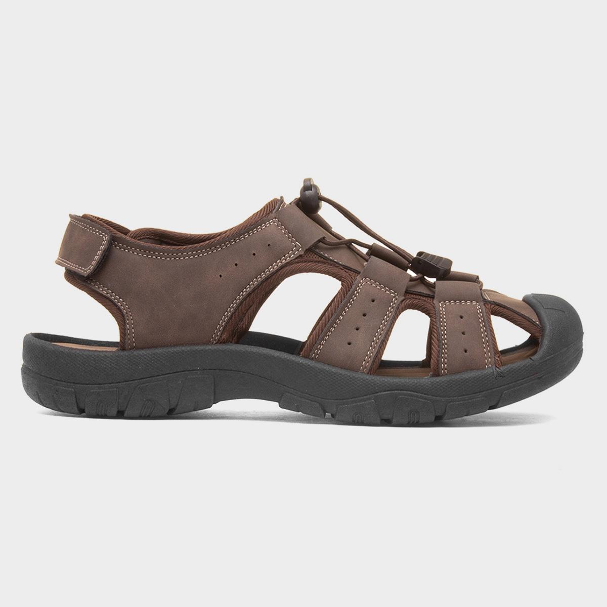 Heath Mens Brown Closed Toe Sandal