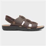 Red Fish Elmer Mens Brown Mule Sandal (Click For Details)