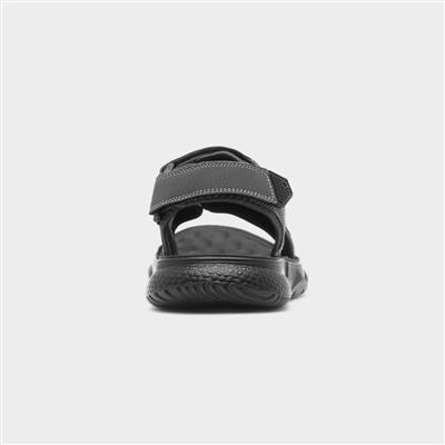 Hogan Mens Grey Easy Fasten Sandal
