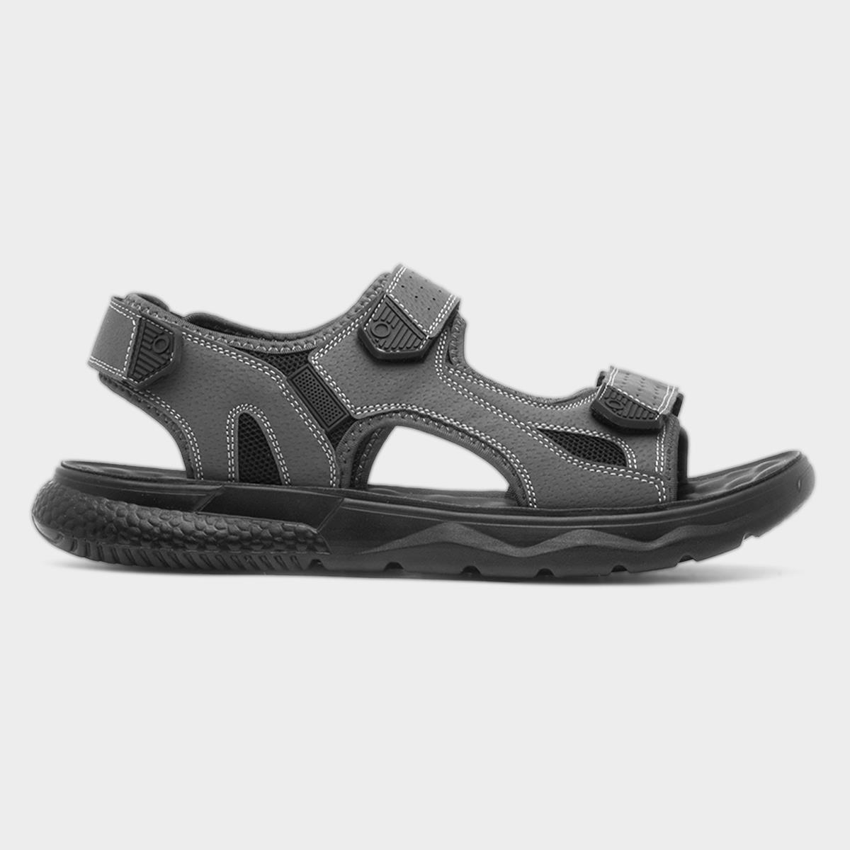 Hogan Mens Grey Easy Fasten Sandal