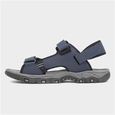 Elliot Mens Navy Easy Fasten Sandal