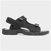 Red Fish Hayden Mens Black Easy Fasten Sandal (Click For Details)