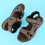 Hobos Mens Brown Sport Triple Easy Fasten Sandal (Click For Details)