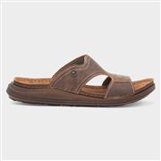 Osaga Buena Mens Brown Mule Sandal (Click For Details)