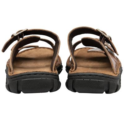 Lotus Kenton Mens Tan Leather Mule Sandal-595041 | Shoe Zone