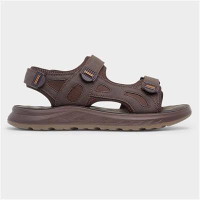 Serengeti Mens Brown Easy Fasten Sandal