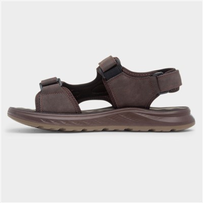 Serengeti Mens Brown Easy Fasten Sandal