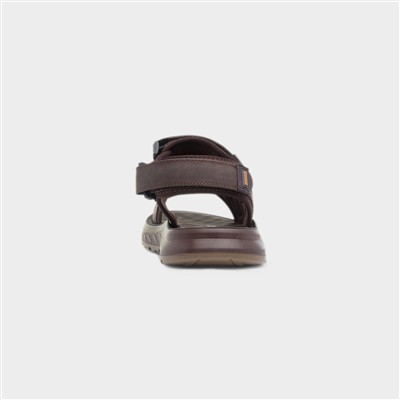 Serengeti Mens Brown Easy Fasten Sandal