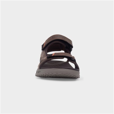 Orvan Relaxed Fit Mens Brown Sandal