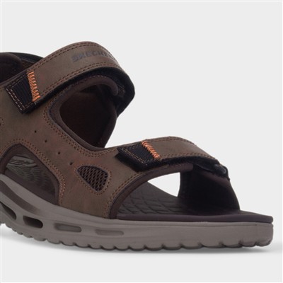 Orvan Relaxed Fit Mens Brown Sandal