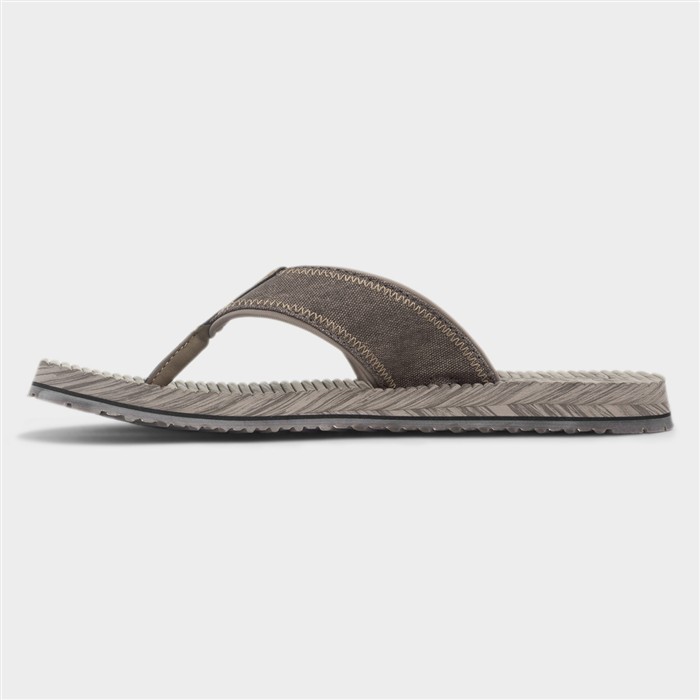 Quill Mens Brown Flip Flop