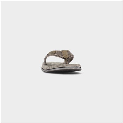 Quill Mens Brown Flip Flop