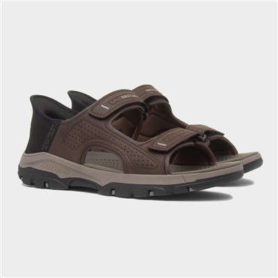 Slip Ins Tresmen Reece Mens Brown Sandal