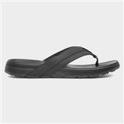 Skechers Relaxed Fit Patino Mens Black Flip Flop (Click For Details)