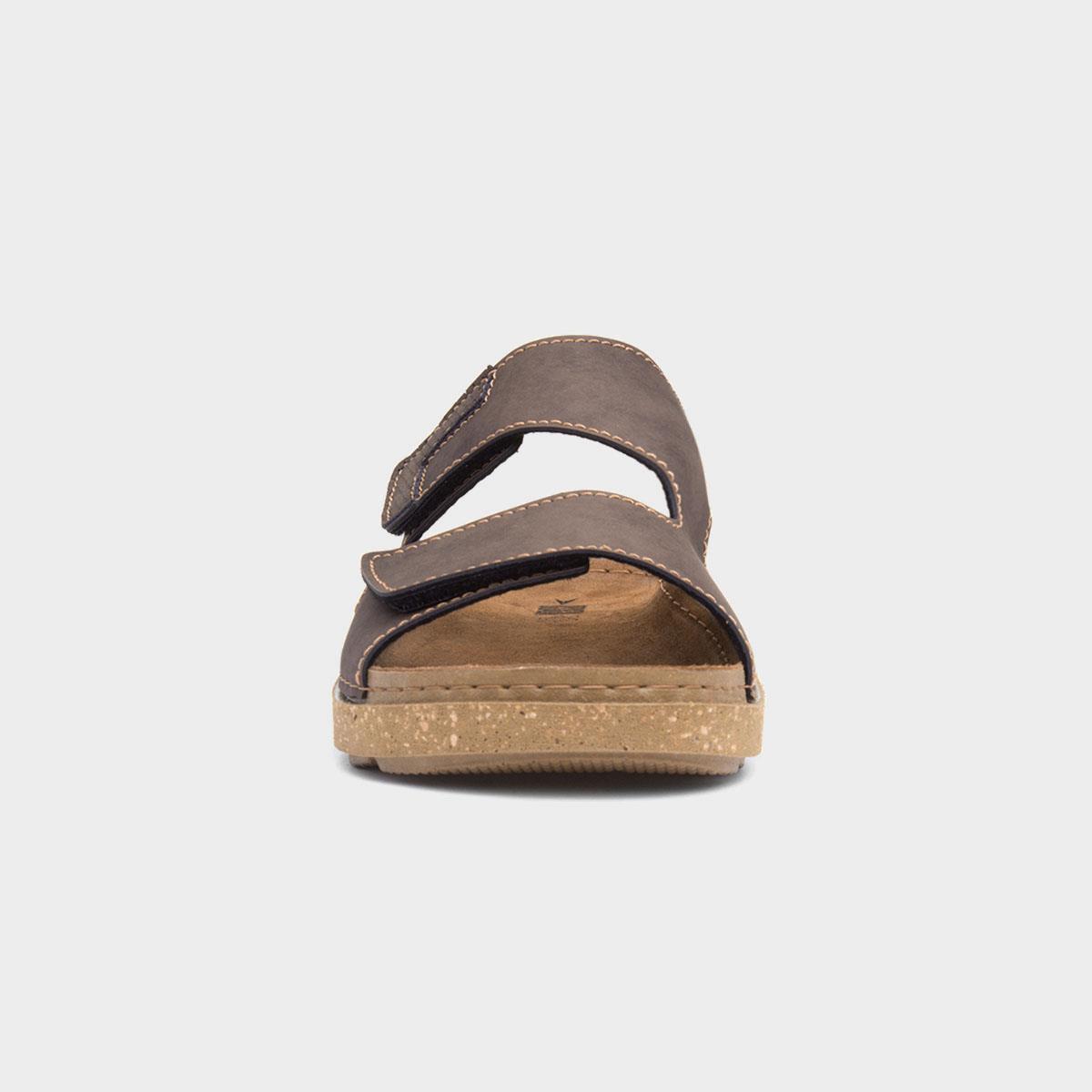 Osaga Terrain Mens Brown Slip On Cork Mule Sandal-59555 | shoezone