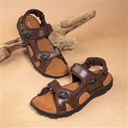 Hush Puppies Avery Mens Brown Leather Sandal (Click For Details)