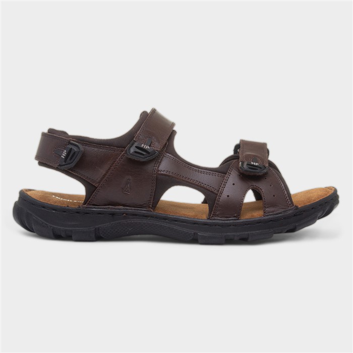 Mens Brown Leather Sandal