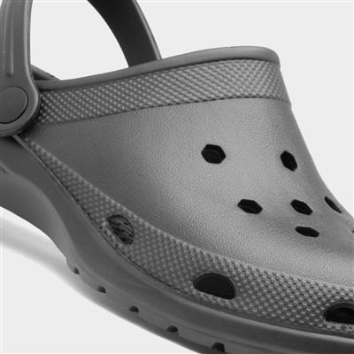 Adults Black Slip On EVA Clog Sandal
