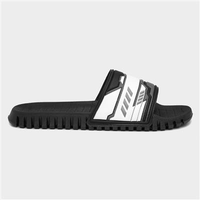 Mens Black and White Slider