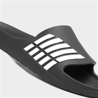 Adults Black and White Stripe EVA Slider