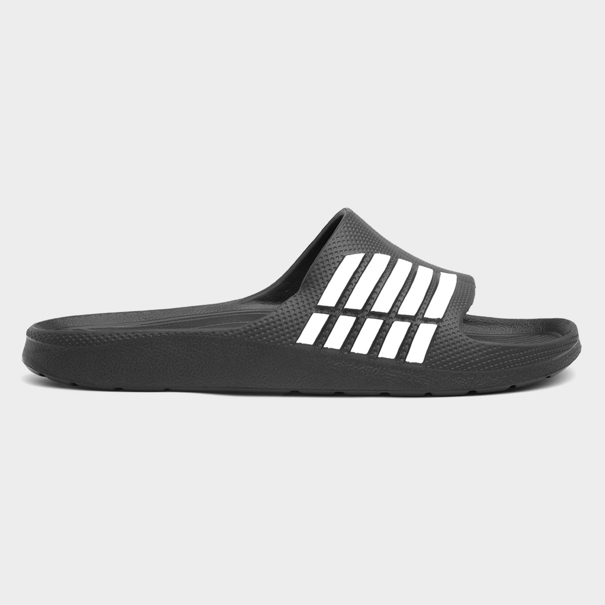 Adults Black and White Stripe EVA Slider