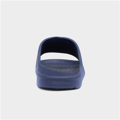 Adults Navy and White Stripe EVA Slider