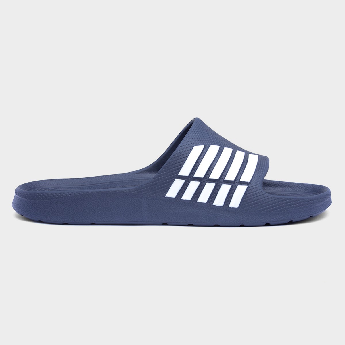 Adults Navy and White Stripe EVA Slider