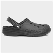 Crocs Baya Unisex Black Fur Lined Clog (Click For Details)