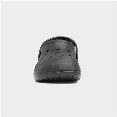 Baya Unisex Black Warm Lined EVA Clog