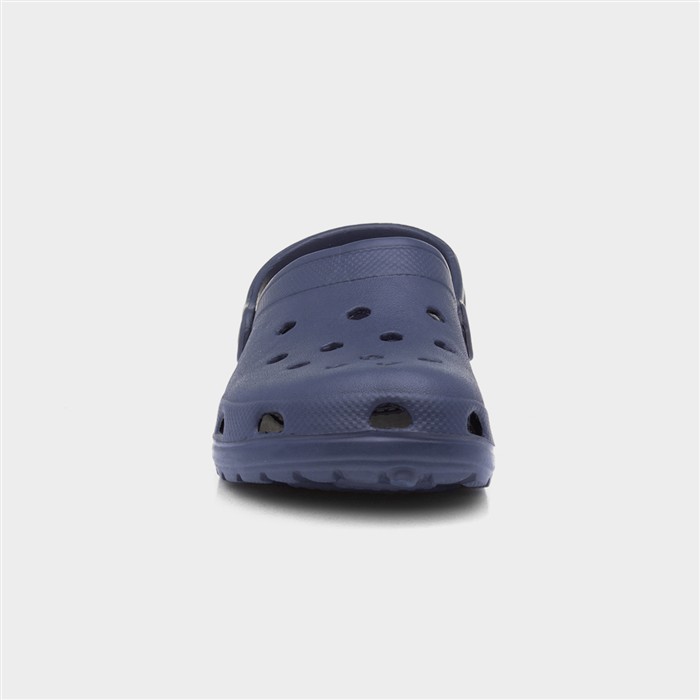 Adults Navy Slip On EVA Clog Sandal