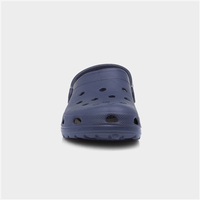 Adults Navy Slip On EVA Clog Sandal