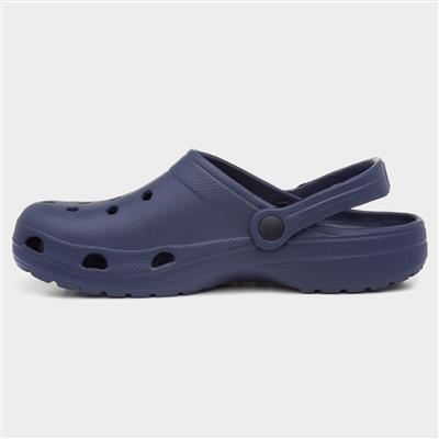 Adults Navy Slip On EVA Clog Sandal