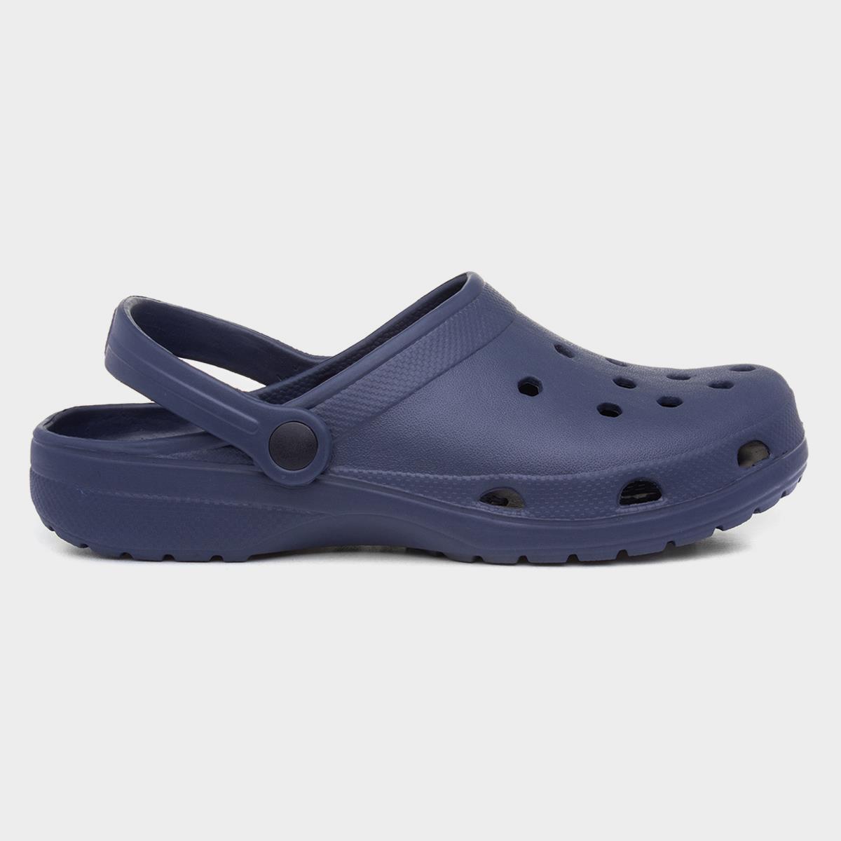 Adults Navy EVA Slip On Clog Sandal