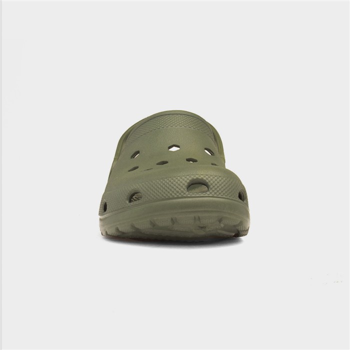 Adults Khaki Slip On EVA Clog Sandal