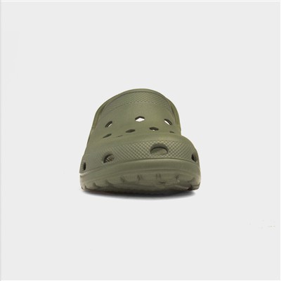 Adults Khaki Slip On EVA Clog Sandal
