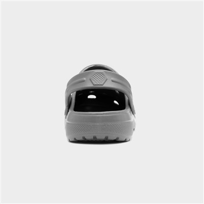 Adults Grey EVA Slip On Clog Sandal