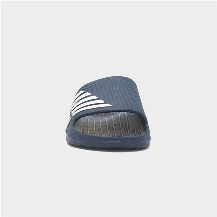 Adults Navy & White Stripe EVA Slider
