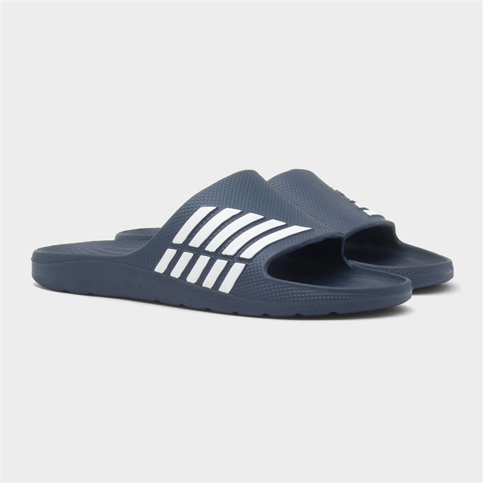 Adults Navy & White Stripe EVA Slider