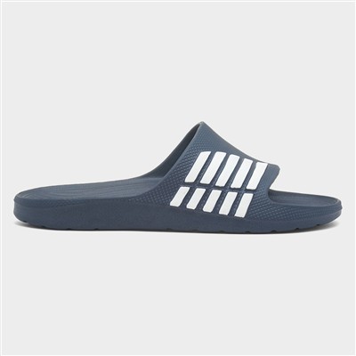 Adults Navy & White Stripe EVA Slider
