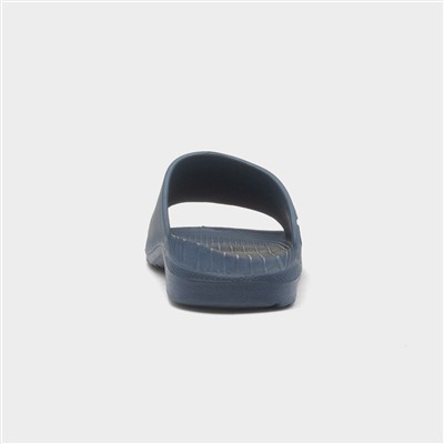 Adults Navy & White Stripe EVA Slider