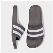 Adults Grey & White Stripe EVA Slider (Click For Details)