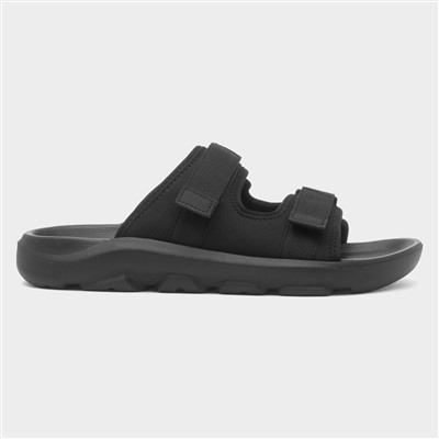 Mens Black EVA Twin Strap Sandal